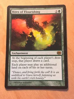 Magic the Gathering MTG Rites of Flourishing Future Sight LP - Image 1