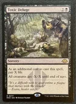 Toxic Deluge Modern Horizons 3 MH3 MtG EN Sorcery Regular R 0277 NM - Image 1