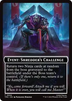 Event: Shredder's Challenge Light Play, English Magic the Gathering MTG Teenage - Image 1