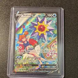 Pokemon TCG Starmie V Full Art Holo UR TG13/TG30 Astral Radiance 2022 EN - Image 1