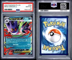 Mega Gengar EX Pokemon Phantasmal Flames 056/094 PSA 10 GEM MINT Double Rare TCG - Image 3