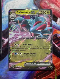 Pokemon TCG JTG Salamence EX SIR 187/159 Ultra Rare 177/159 Double Rare 114/159 - Image 4
