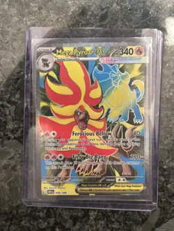 Mega Pyroar ex 99/86 Full Art Pokemon Chaos Rising ME04 NM Free Shipping - Image 1