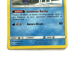 POKEMON CRACKED ICE HOLO 28/147 ALOLAN NINETALES BURNING SHADOWN - Image 3
