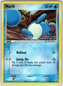 Marill 76/113 Common Delta Species Pokemon Near Mint - Image 1