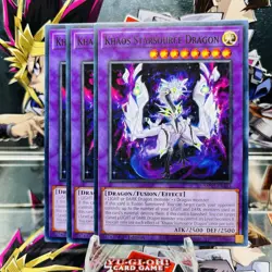 3x Yugioh Playset Khaos Starsource Dragon MP25-EN413 Common 1st Ed Near Mint - Image 1