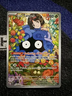 Pokemon TCG Erika’s Tangela 218/217 Ascended Heroes Illustration Rare NM Card - Image 1