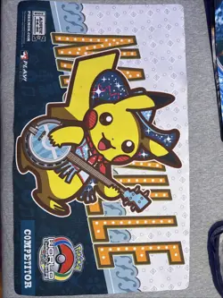2018 Pokemon Tcg World Championships Competitor Playmat With Bag - Image 1