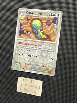 Pokemon Prismatic Evolutions - Dudunsparce - 080/131 - Reverse Holo - M/NM - Image 4