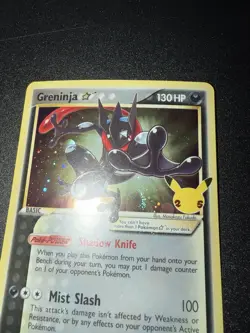 ⭐Pokemon Gold Star Greninja Celebrations! HAND SWIRL 👋🏼🌀 NM/NM+ - Image 3