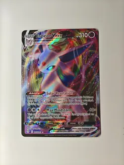 Pokemon TCG Evolving Skies Espeon VMAX 065/203 Full Art Ultra Rare Card LP - Image 1