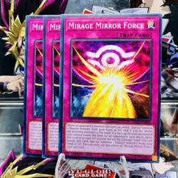 3x Yugioh Playset Mirage Mirror Force MP25-EN365 Common 1st Ed Near Mint - Image 1