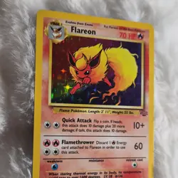 Pokemon Flareon Jungle 3/64 Holo Rare 1999 Stage 1 70 HP - Image 2