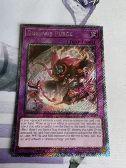 Dominus Purge 1st Edition Platinum Secret Rare RA05-EN150 Yu-Gi-Oh! - Image 1