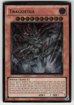 Tragoedia (UTR) TU04-EN000 Turbo Pack: Booster Four Ultimate Rare YU-GI-OH - Image 1