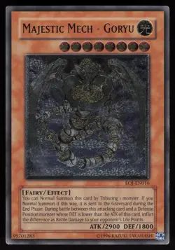 Majestic Mech - Goryu (UTR) EOJ-EN016 EURO Ultimate Rare YU-GI-OH - Image 1