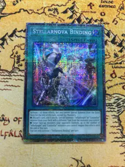 Yugioh Stellarnova Binding BLGG-EN020 Starlight Rare 1st Edition NM - Image 1