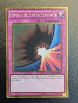 Finstere Spiegelkraft PGL3-DE092 Gold Rare NM Deutsch Yugioh - Image 1