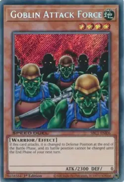 Yugioh! LP Goblin Attack Force - SBC1-ENI06 - Secret Rare - 1st Edition Lightly - Image 1