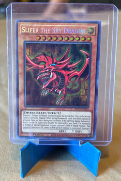 Slifer the Sky Dragon SECRET Pharoah Rare KICO-EN063 1st Edition NM Yu-Gi-Oh! - Image 1