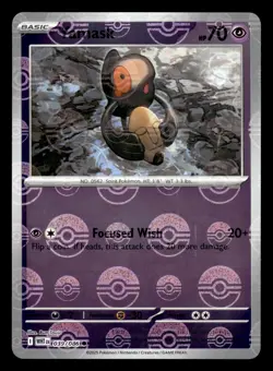 Yamask 039/086 Poke Ball Reverse Holo White Flare Pokemon Card - Image 1