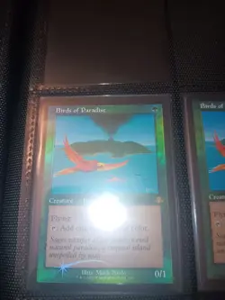 MTG Birds of Paradise x 1 *RETRO FRAME FOIL* Dominaria Remastered 336 NM - Image 1