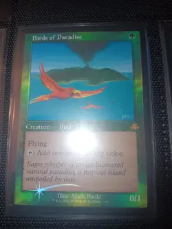 MTG Birds of Paradise x 1 *RETRO FRAME FOIL* Dominaria Remastered 336 NM - Image 4