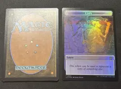 Resplendent Angel M 0334-Borderless-MTG: LCI + Angel Token-BOTH FOIL - Image 2