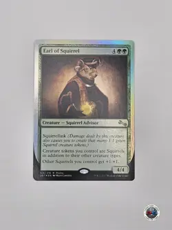 MTG - Unstable - Earl of Squirrel - Promo/Foil - 108 - LP - Image 2