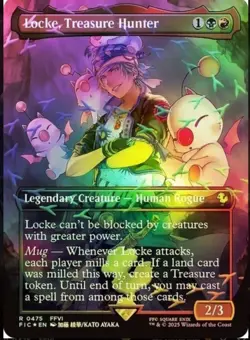 Locke, Treasure Hunter CHOCOBO TRACK FOIL - 0475 - Final Fantasy FIC MTG - Image 1