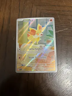 Fennekin 080 Pokemon Center Promo Chaos Rising Fresh From ETB - Image 1