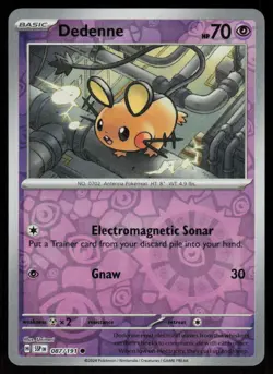 Dedenne 087/191 Common Surging Sparks Pokemon Reverse Holo Near Mint - Image 1
