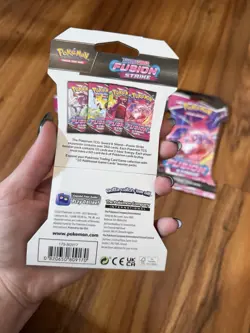 Pokemon TCG Sword And Shied Fusion Strike Hanger Packs Full Art Set Of 4 - Image 3