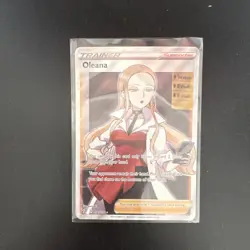 Pokemon 2020 Oleana Secret Rare 202/192 Rebel Clash Holo - Image 1
