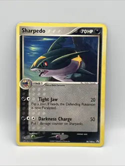 Pokemon Card Sharpedo 38/108 EX Power Keepers Uncommon - Image 1