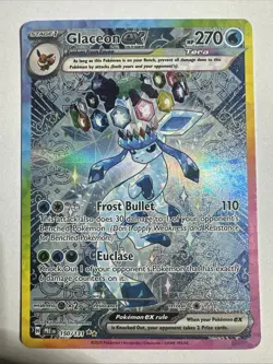 Pokemon TCG Glaceon EX Prismatic Evolutions Card 150/131 Mint/Near Mint - Image 1