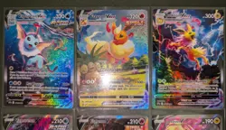 Vaporeon - Flareon - Jolteon VMAX & V Promo Art Lot - 6 Card Lot - Image 4