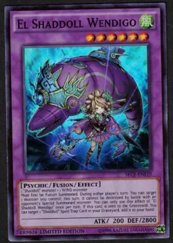 Yugioh El Shaddoll Wendigo SECE-ENS10 Super Rare Limited - LP - Image 1