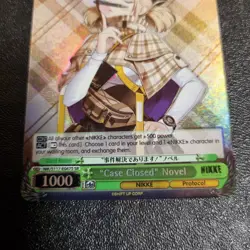 Weiss Schwarz NIK/S117-E047S Case Closed Novel SR foil NIKKE - Image 4