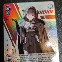Weiss Schwarz NIK/S117-E061S Resplendent Cherry Blossom Sakura SR foil NIKKE - Image 3