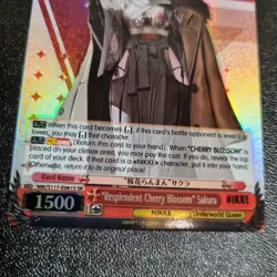 Weiss Schwarz NIK/S117-E061S Resplendent Cherry Blossom Sakura SR foil NIKKE - Image 5