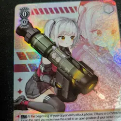 Weiss Schwarz NIK/S117-E012S Tricky Bomber Belorta SR foil NIKKE - Image 3