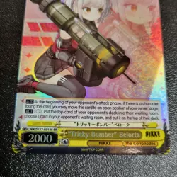 Weiss Schwarz NIK/S117-E012S Tricky Bomber Belorta SR foil NIKKE - Image 5