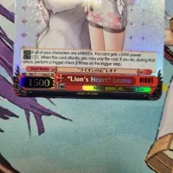 Nikke Weiss Schwarz - "Lions heart" Leona NIK/S117-E062S SR - English - Image 4