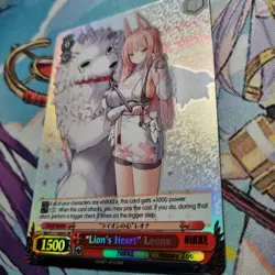 Nikke Weiss Schwarz - "Lions heart" Leona NIK/S117-E062S SR - English - Image 5