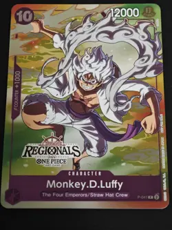 One Piece Card Game - Monkey D. Luffy P-041 - Offline Regional 2024 Vol. 2 - Image 1