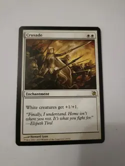 Croisade Carte 27/79 Magic The Gathering Duel Deck Elspeth Tezzeret Trading Card - Image 1