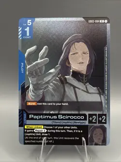 Paptimus Scirocco Foil - GD03-084 - Gundam TCG Card Game - Image 1