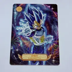 SSB Vegeta - Dragon Ball Collectors Card SSR 01 Holo Foil Art Thick Tc12 - Image 1