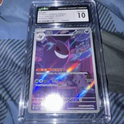 Pokemon Card CGC 10 Gengar AR Gem Pack Vol.3 03 07/07 Awesome Card - Image 2